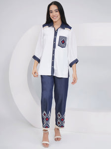 Indigo Fusion Coord Set-WRKS248