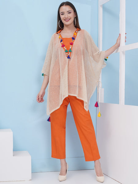Schifflie Kaftaan with inner and Pants-WRKS174