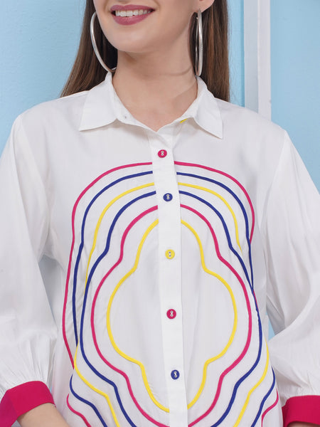 White Shirt with Pants-WRKS172