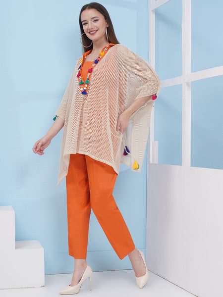Schifflie Kaftaan with inner and Pants-WRKS174