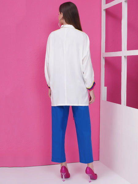 White Shirt with Pants-WRKS168