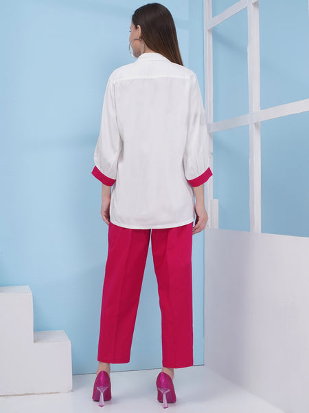 White Shirt with Pants-WRKS172