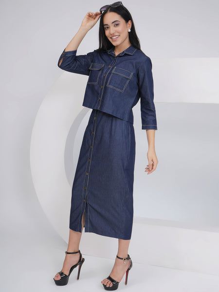 Urban Indigo 3-Piece Denim Set-WRKS245