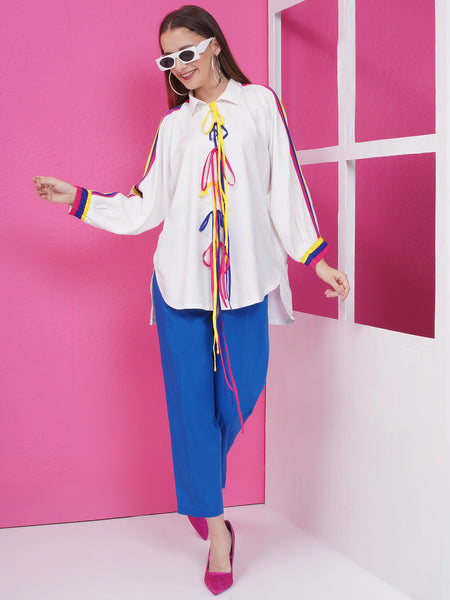 White Shirt with Pants-WRKS168