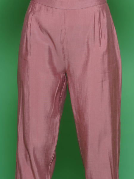 Rose Gold Set with Hand Embellished Jacket-WRKS128R