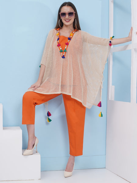 Schifflie Kaftaan with inner and Pants-WRKS174