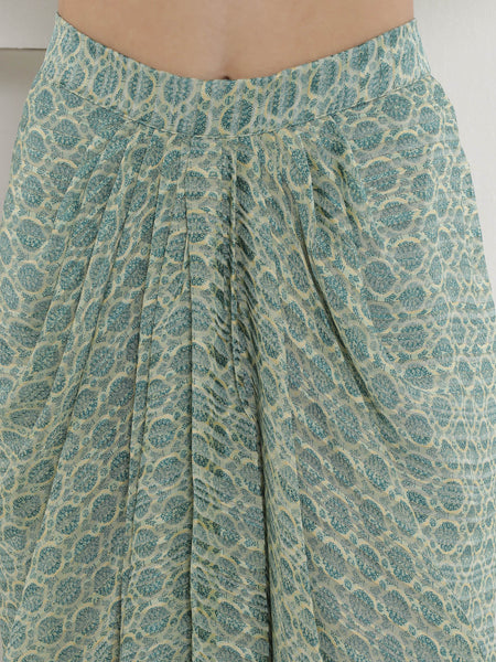 Vaidehi Kaudi-Kanchan Cape Set-WRKS251