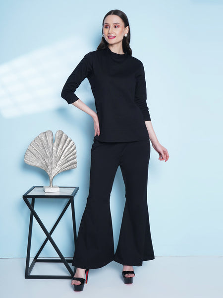 Cotton Lycra Set with Hand Woven Jacket-WRKS153