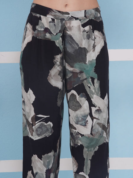 Printed Rayon Kaftaan Set-WRKS176