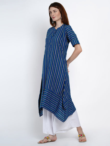 Blue Stripes Kurta- WRK408